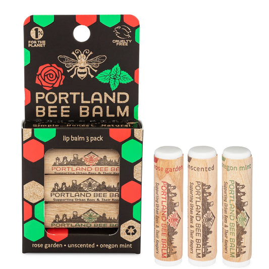 Portland Bee lip balm set of 3 F259