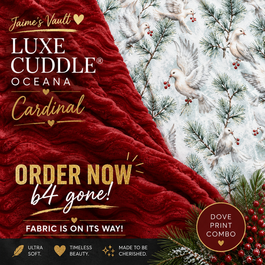 FLASH SALE 🕊️ White Doves Digital Cuddle® + Luxe Cuddle® Oceana Cardinal