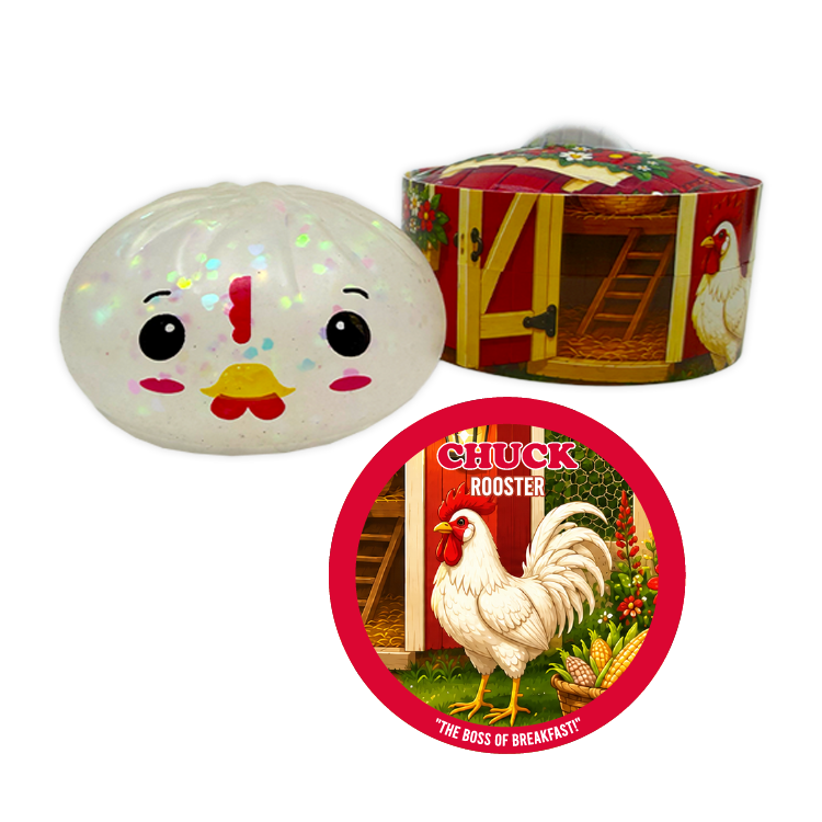 Fun Doh Farm Barnyard Squishy Dumpling Toy - 12/Display: Wholesale Price