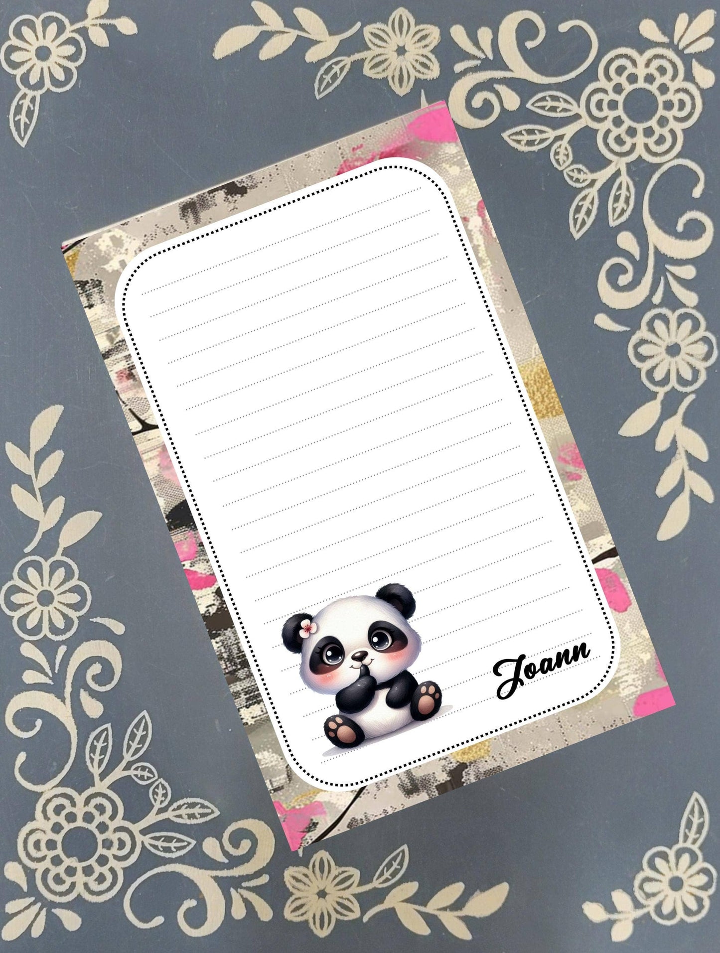 Notepad Panda, Cute Panda, Stationery