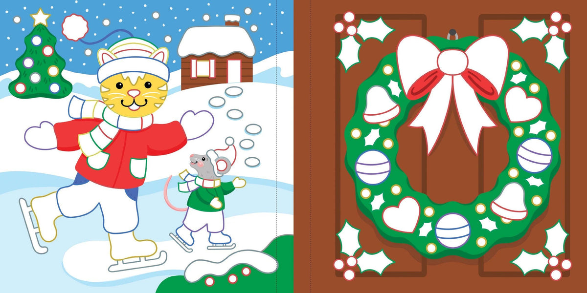 Color-By-Foil Sticker Book -- Christmas