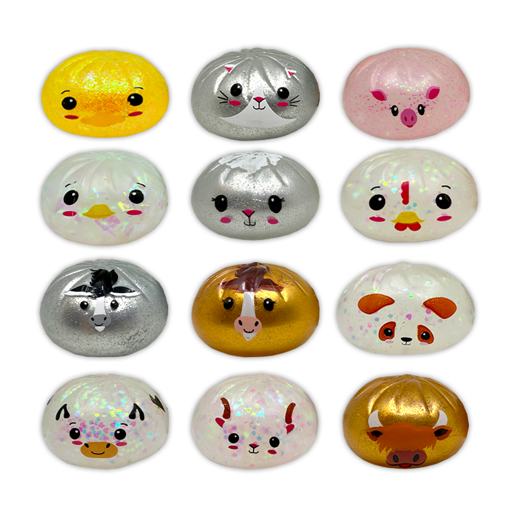 Fun Doh Farm Barnyard Squishy Dumpling Toy - 12/Display: Wholesale Price