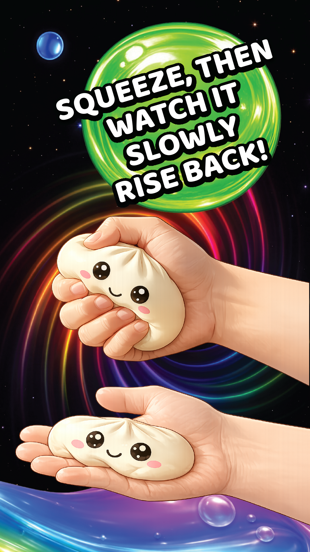 New Arrival!!  Fun Doh Mystery Slow Rise Dumpling VIRAL Squish Toy