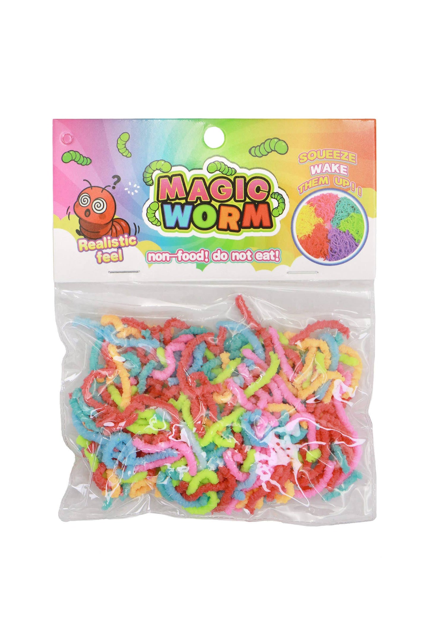 Squeeze Magic Wiggly Noodles Fidget Sensory Squishy Bag