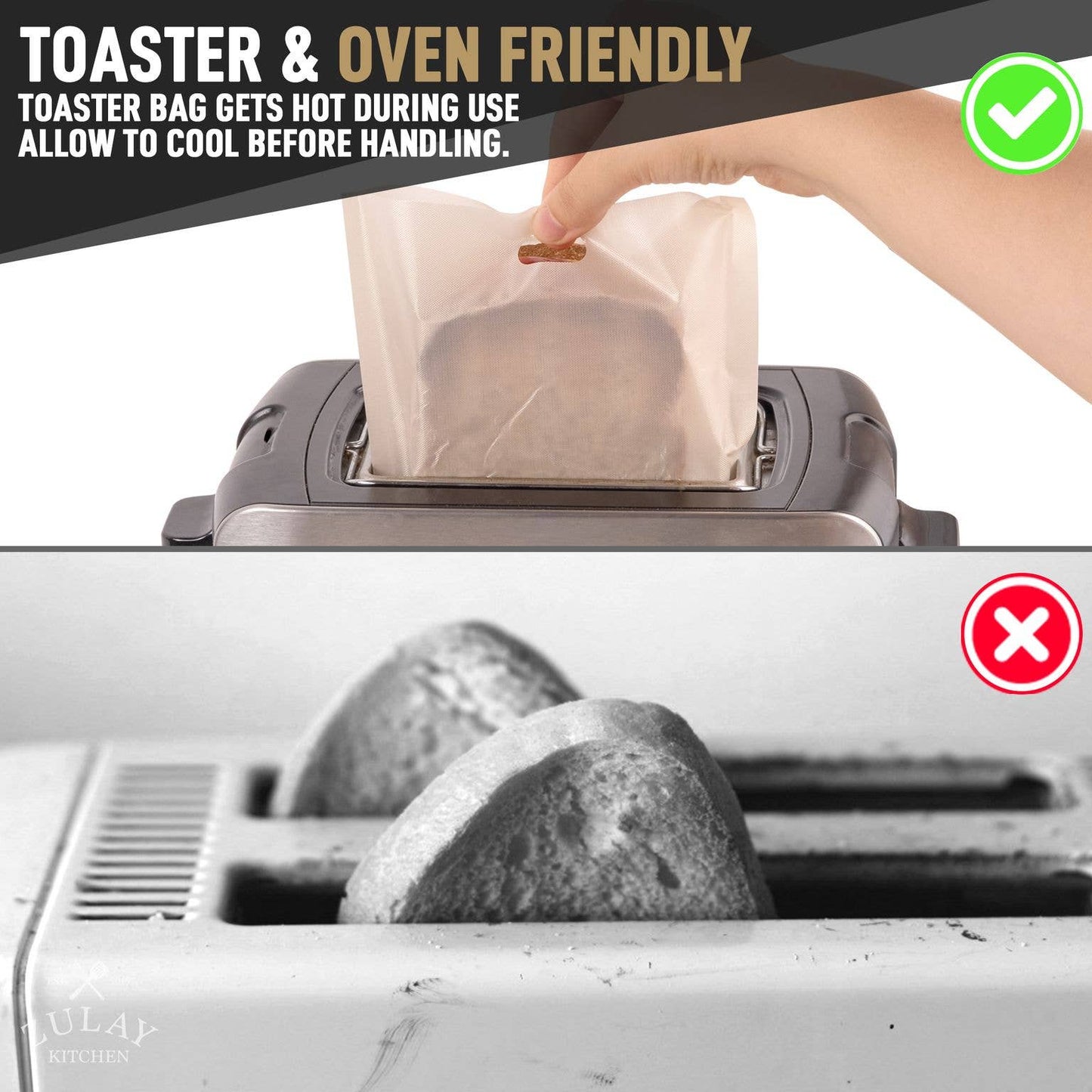Reusable Toaster Bags - 6 Pack F151