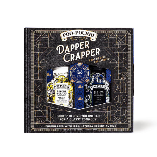 Poo~Pourri Dapper Crapper Gift Set 2 pack 2 oz