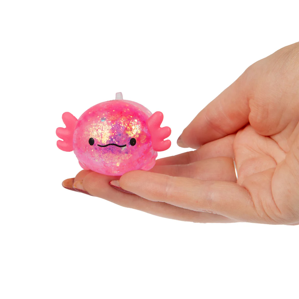 PREORDER ARRIVES MID SEPTEMBER Scrunchems® Mini Sugar Axolotls Squishy Fidget Toy (3pc)
