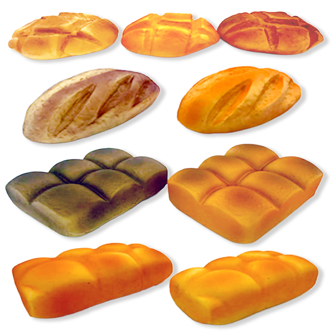 Fun Doh MEGA 7" Bread Slow Rise Squishy Bakery - 6/Display: Wholesale Price