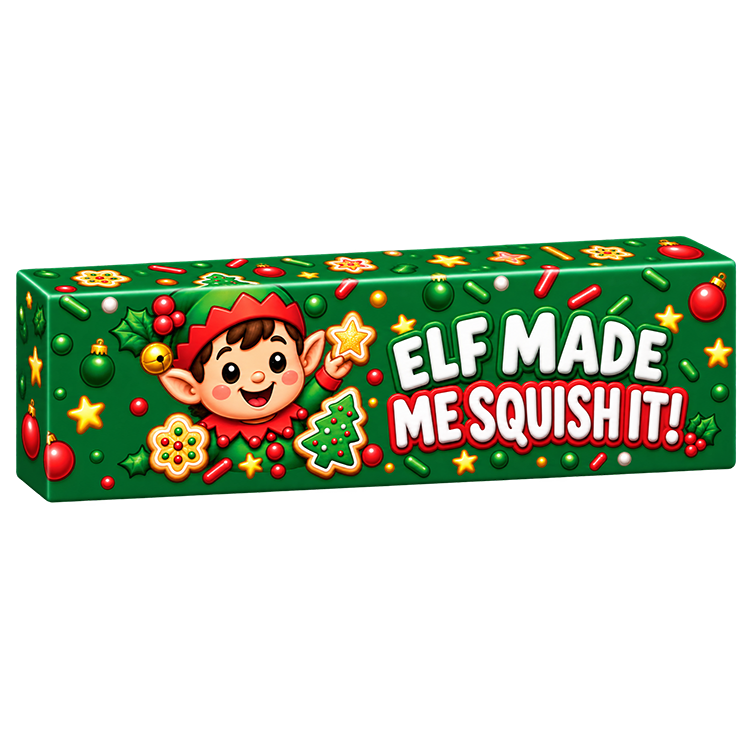 Fun Doh 10" Christmas JUMBO Butter Slow-Rise Toy - 9/Display: Wholesale Price