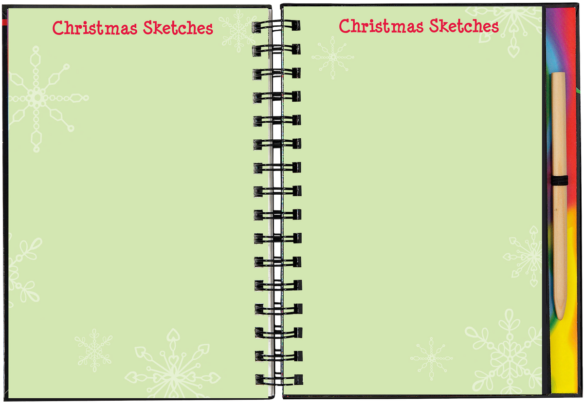 Merry Christmas Scratch and Sketch