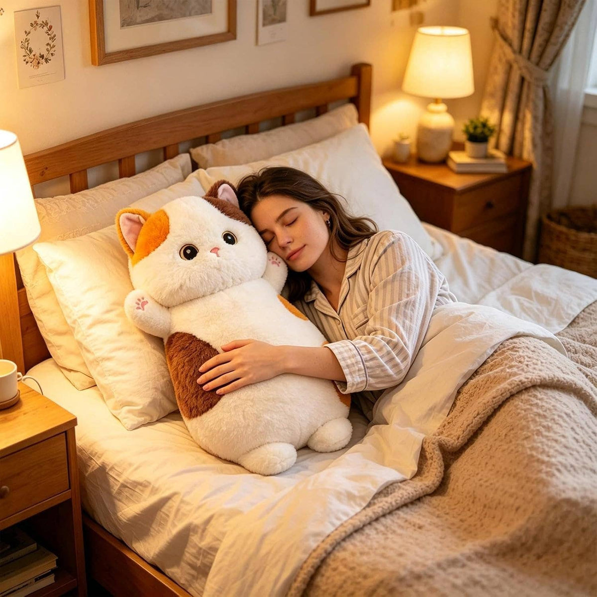 27.6 inch Long Animal Plush Toy Cat Body Pillow