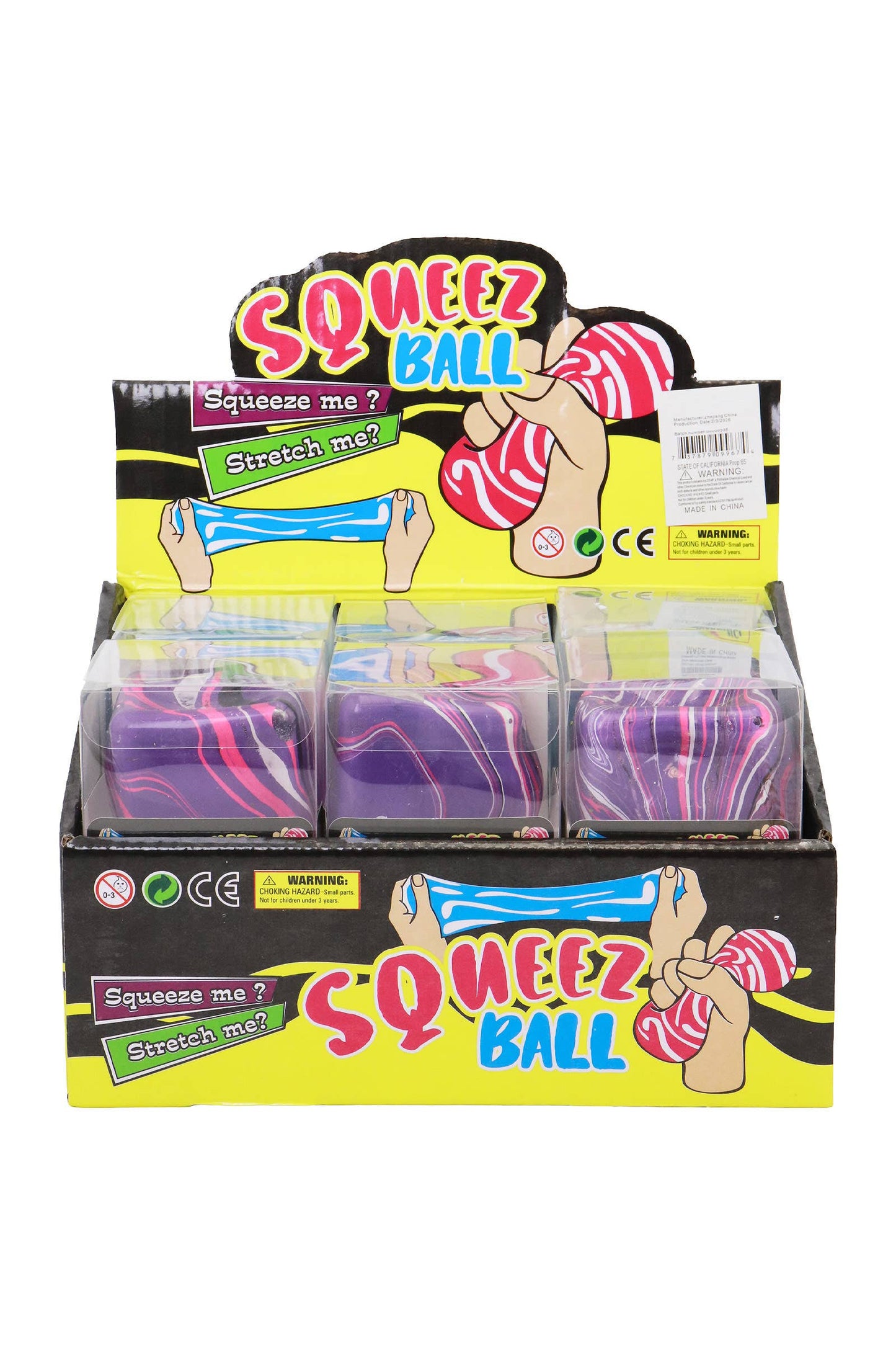 JUST ARRIVED Marbled Cube Putty Filled Squishy MYSTERY COLOR