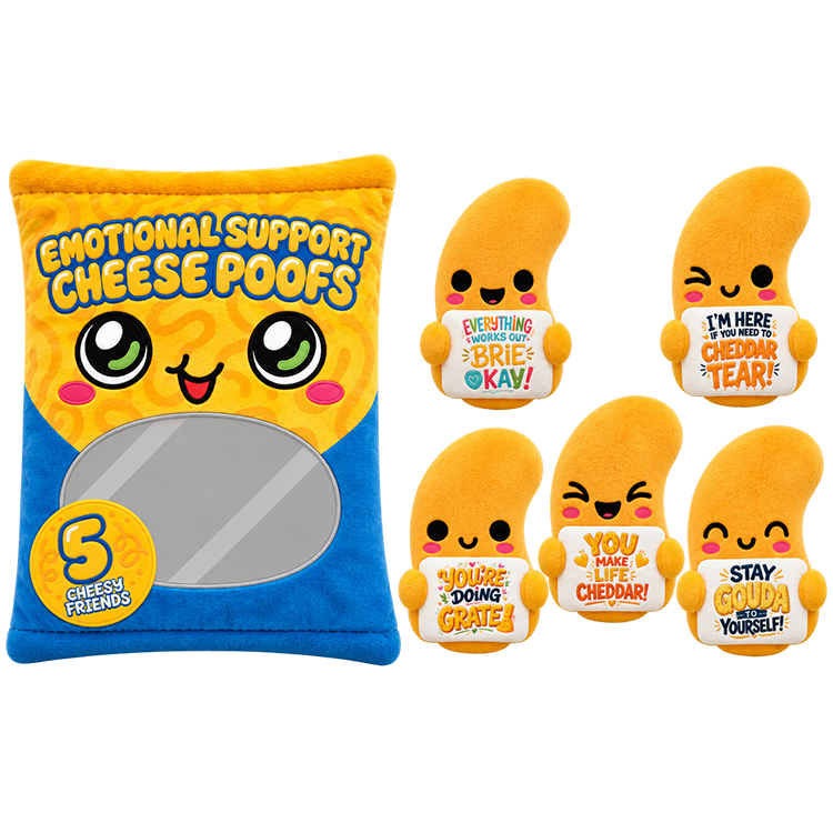 Snack Pack Pals Emotional Support Snack Plush Set | PREORDER