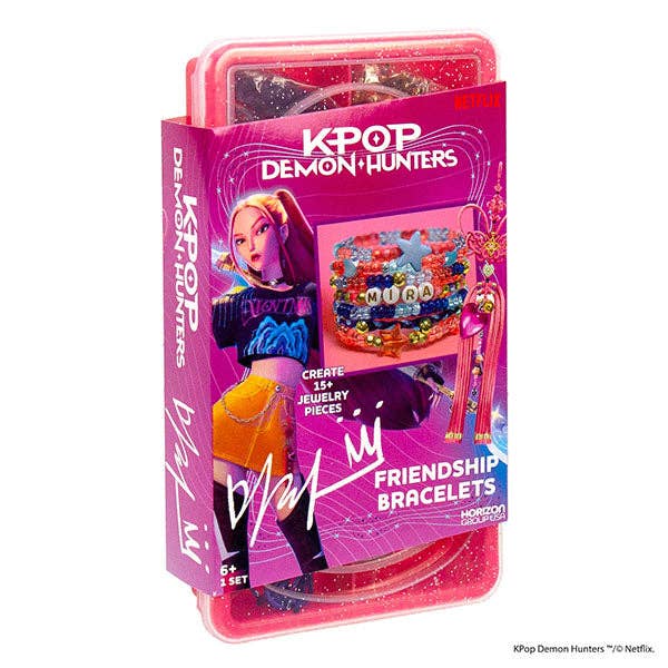KPop Demon Hunters Beaded Friendship Bracelets Activity Craft Kit PREORDER LATE OCTOBER