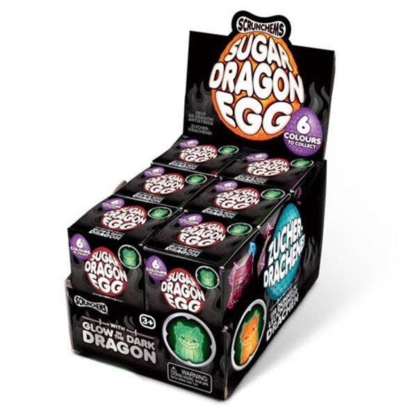 PREORDER ARRIVES MID SEPTEMBER Scrunchems® Sugar Dragon Egg Squishy Fidget Toy (1pc) Color