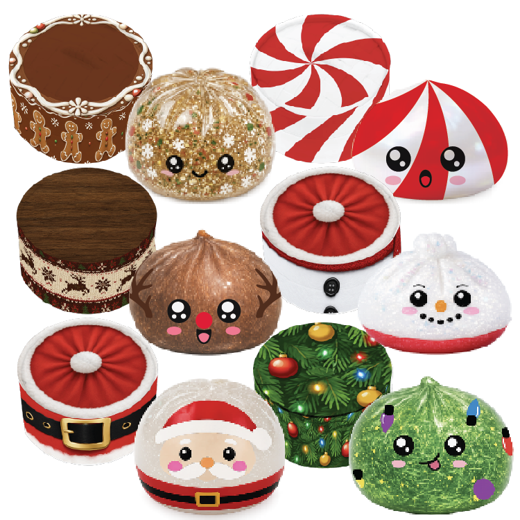 Fun Doh Christmas Dumpling Squishy