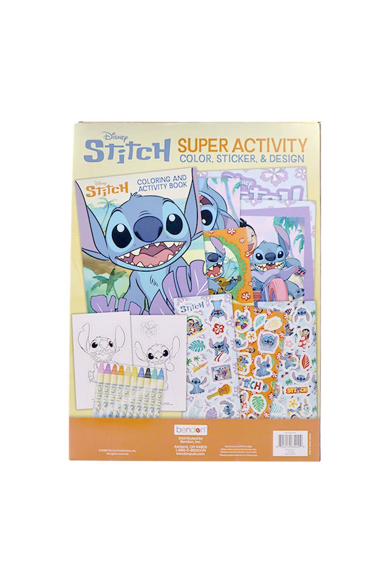 50% OFF!!  Disney Stitch Super Activity Coloring Book