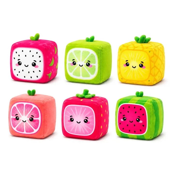 Top Trenz Super Duper Sugar Squishers Plush Fruit Cube Friends | PREORDER Late November