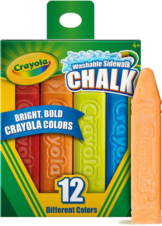 Crayola Washable Sidewalk Chalk - 12 Colors (will invoice shipping on 7/22)