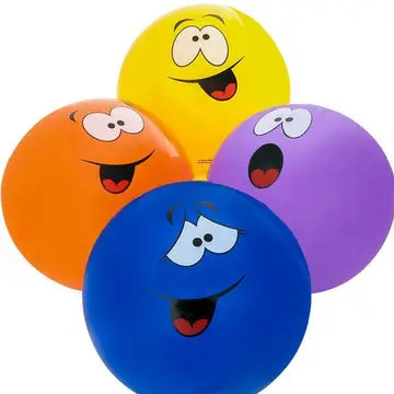 16" funny face ball inflate (shippers choice color)