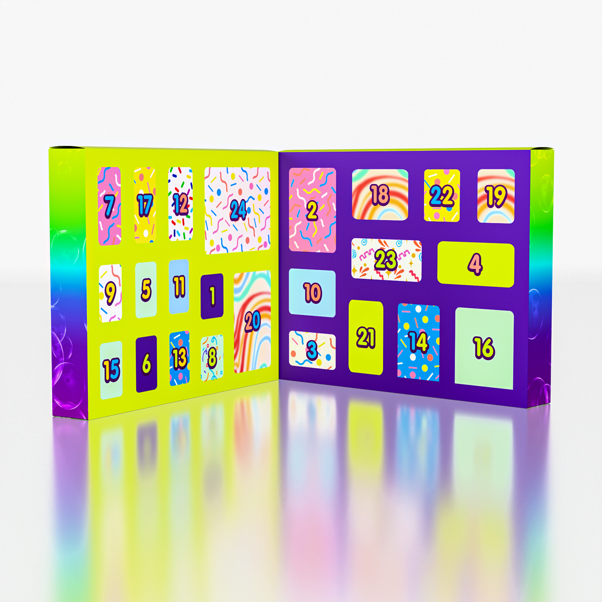 PREORDER LATE SEPTEMBER Taba Squishies® Fidget Toys 24-Day Advent Calendar (24pc)