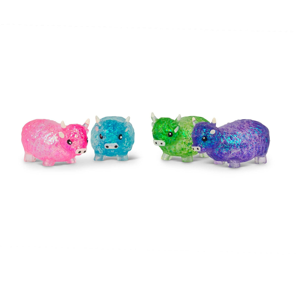 NEW ARRIVAL!! Scrunchems Sugar Highland Cow Squishy Fidget Toy MYSTERY COLOR