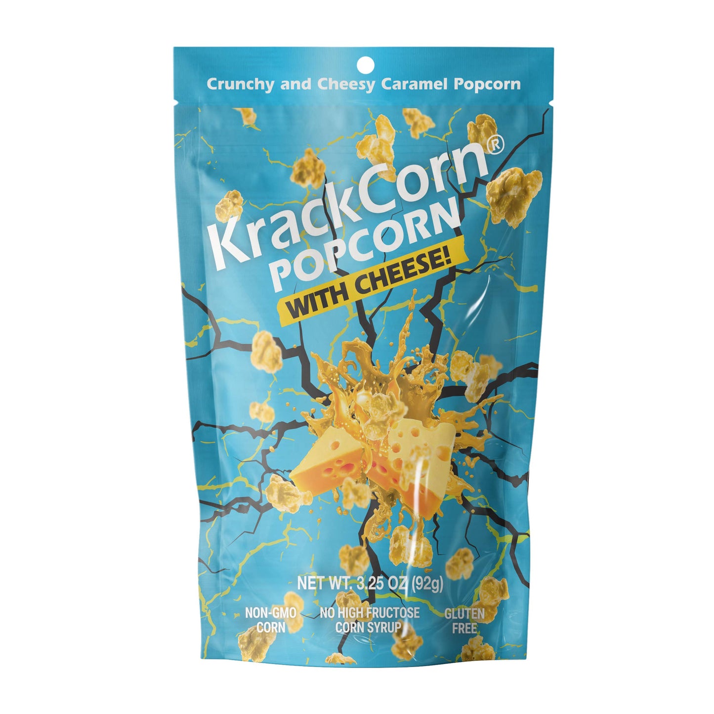 KrackCorn Popcorn with Cheese 3.25oz