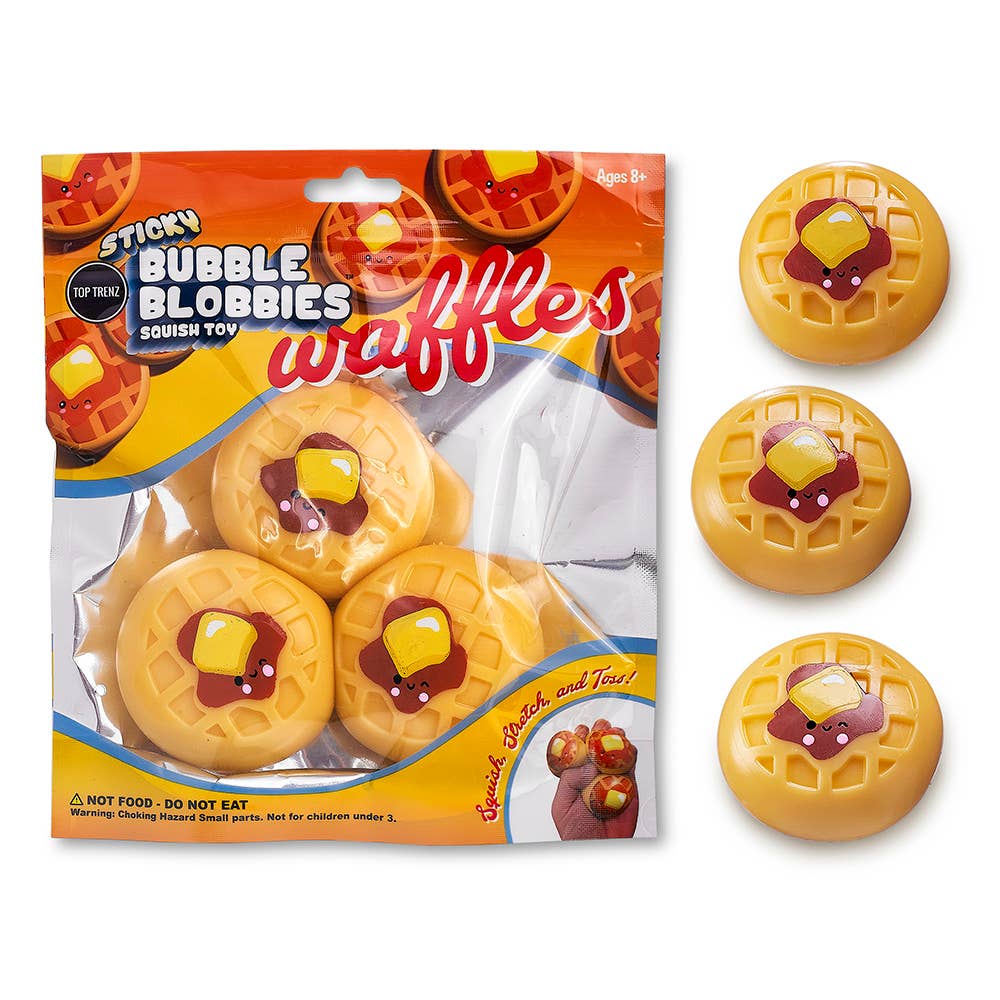 PREORDER LATE NOVEMBER Sticky Bubble Blobbies - Waffles