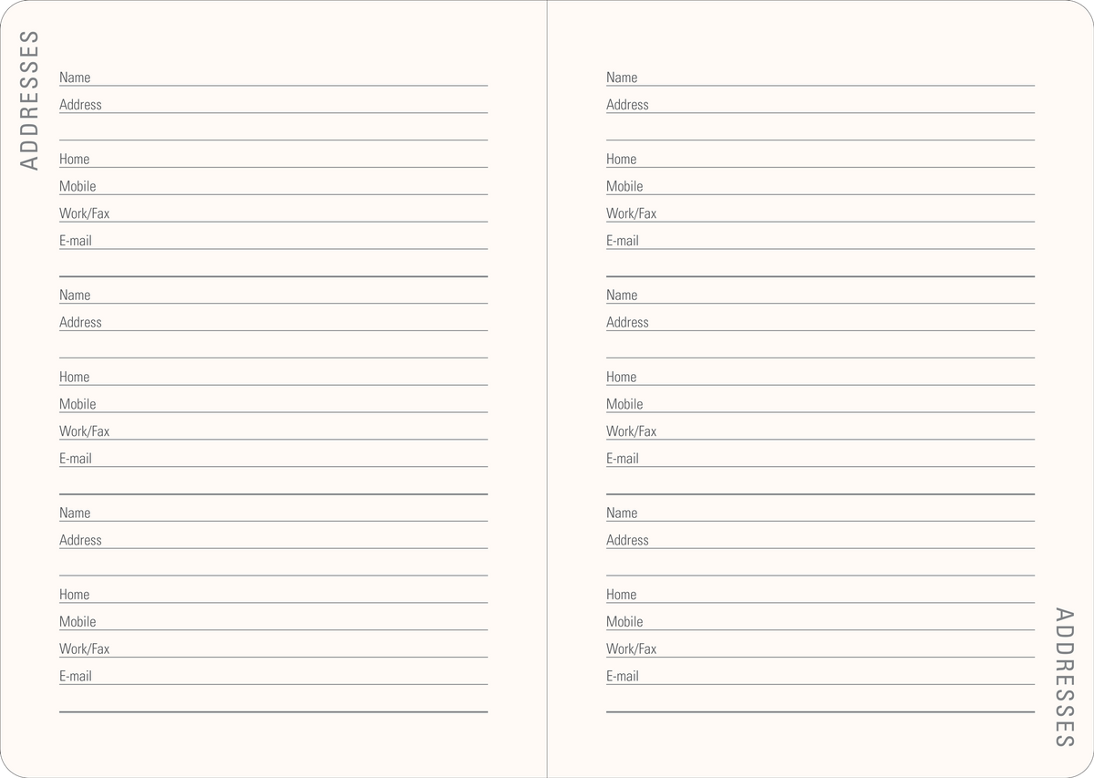 2027 Highland Cow Weekly Planner