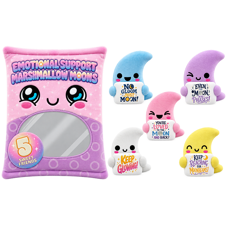 Snack Pack Pals Emotional Support Snack Plush Set | PREORDER