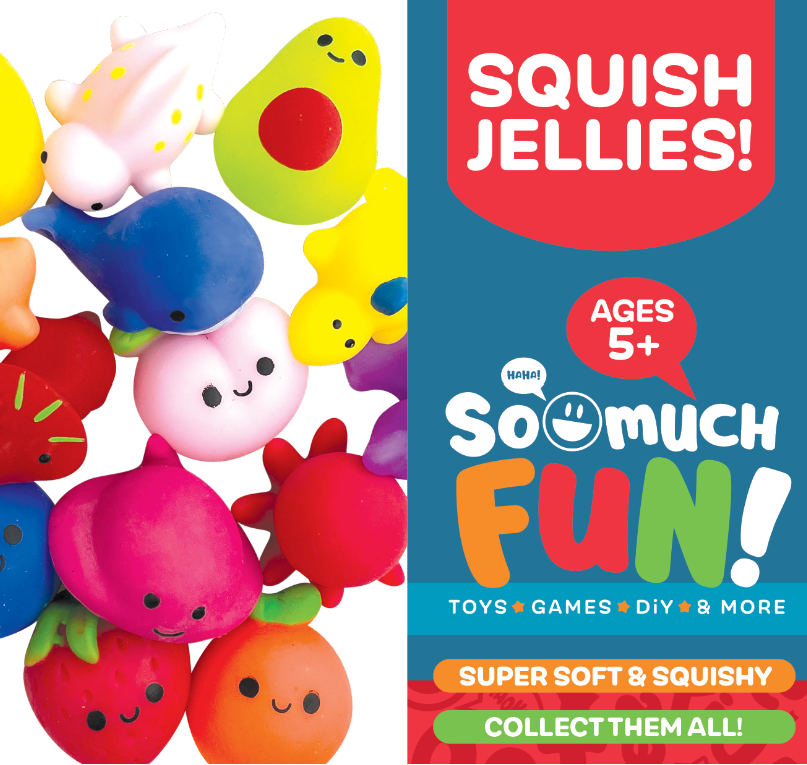 So Much Fun! Squish Jellies Toy Assortment MYSTERY COLOR