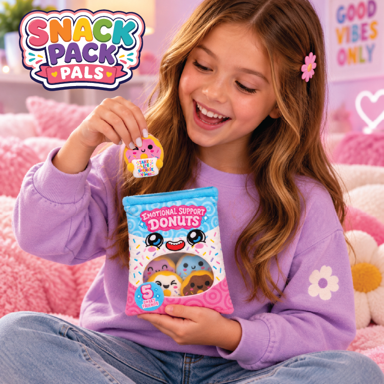 Snack Pack Pals Emotional Support Snack Plush Set | PREORDER
