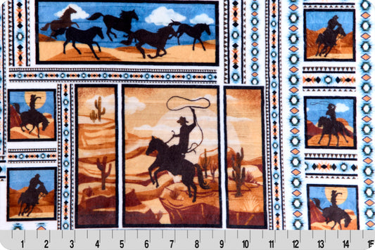 Custom Minky Blanket Lone Star Jeans