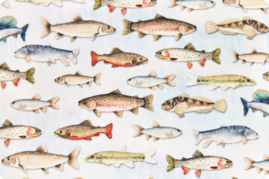 Custom Minky Blanket Plenty of Fish