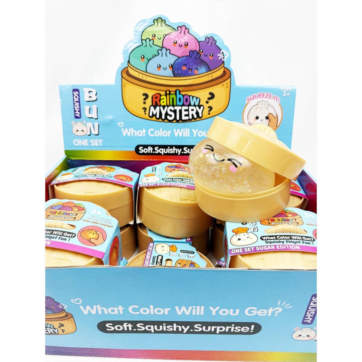 Mistery Dumpling Squishy with Steamer
