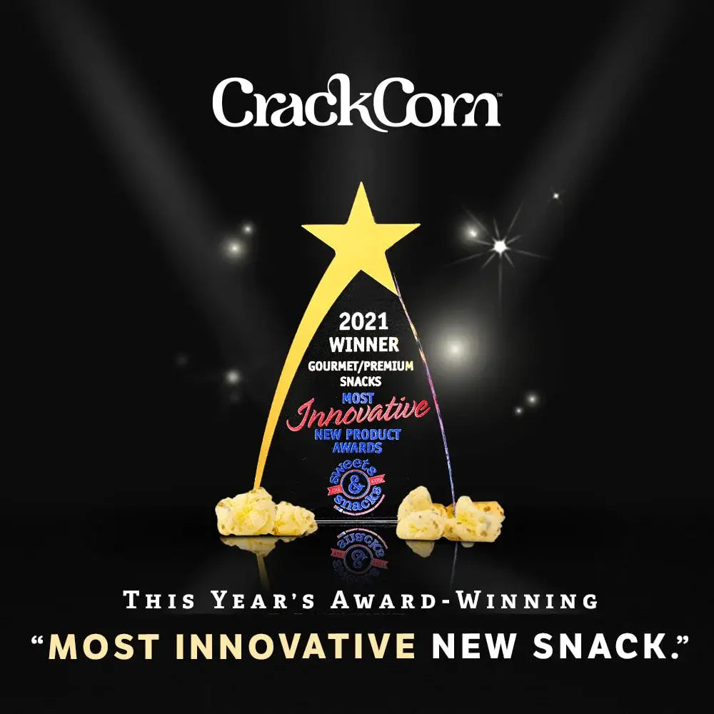Crack Corn / Puffy Pop - White Cheddar Cheese   - (4 oz)