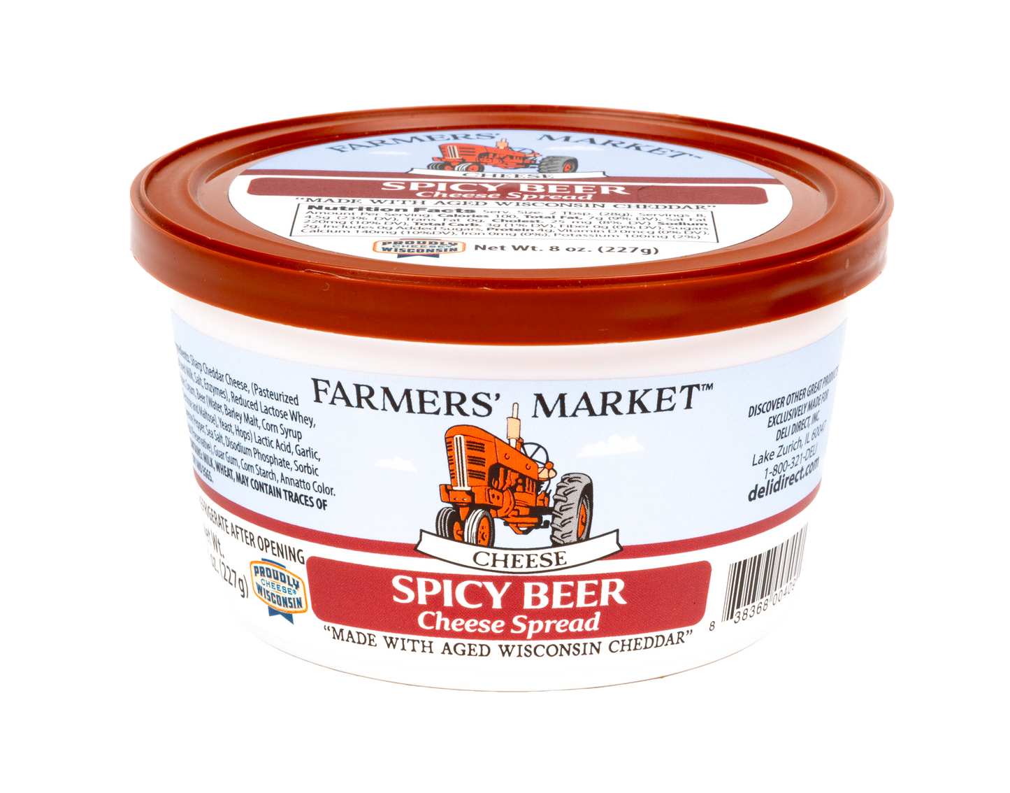 PREORDER Wisconsin Cheese Spread Farmers Market Shelf Stable 8oz