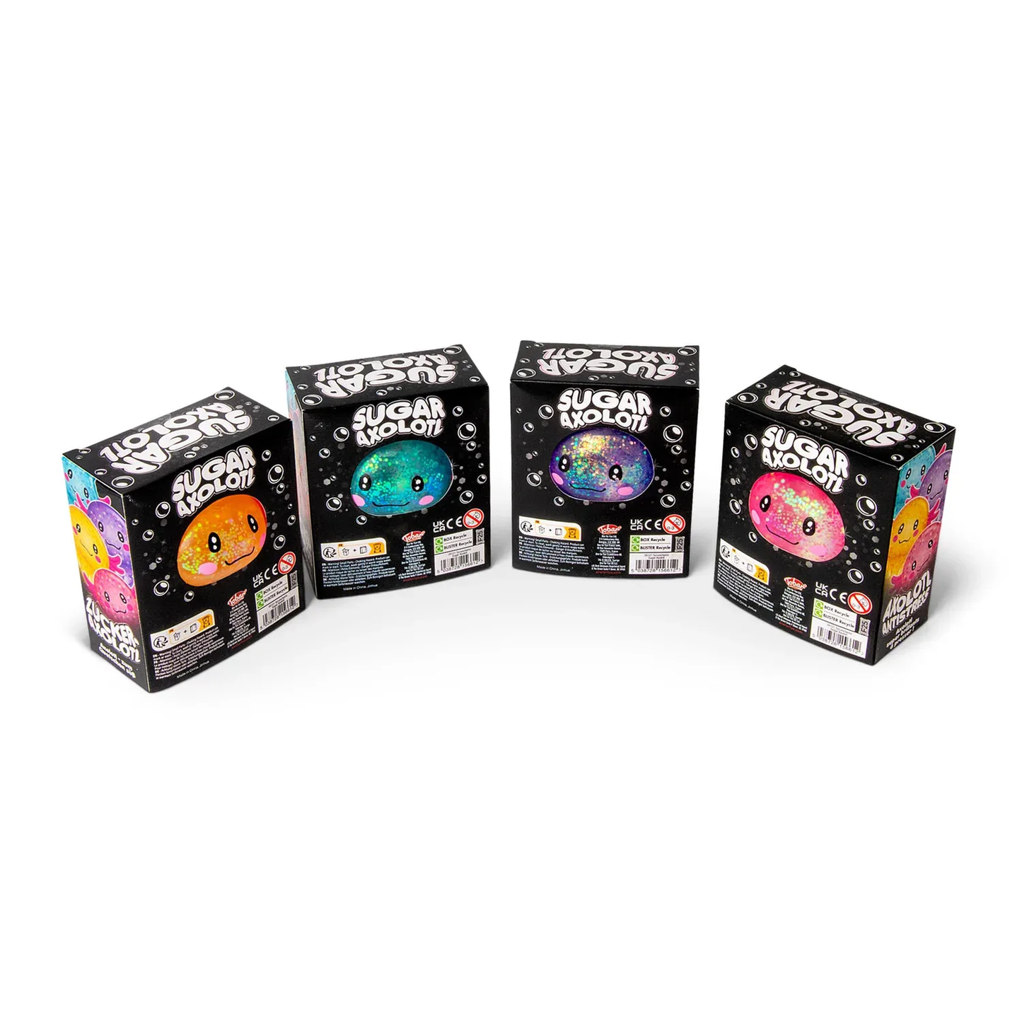 PREORDER ARRIVES MID AUGUST Scrunchems® Sugar Axolotl Squishy Fidget Toy (1pc) Assorted