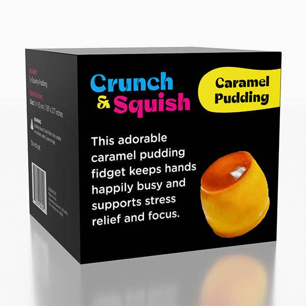 NEW ARRIVAL!! Crunch & Squish Caramel Pudding Crunchy Squishies®