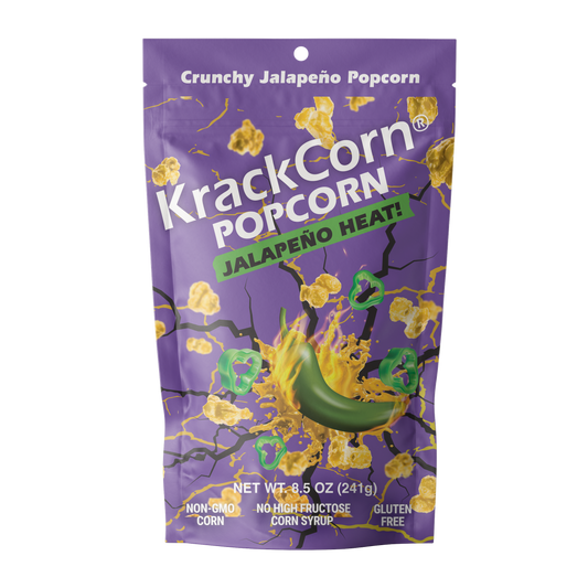 KrackCorn Popcorn 8.5oz Jalapeno Heat