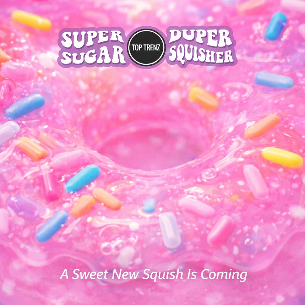 PREORDER LATE NOVEMBER Super Duper Sugar Squisher -  Sprinkle Filled Donut