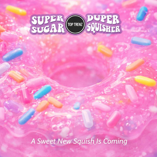 PREORDER LATE NOVEMBER Super Duper Sugar Squisher -  Sprinkle Filled Donut