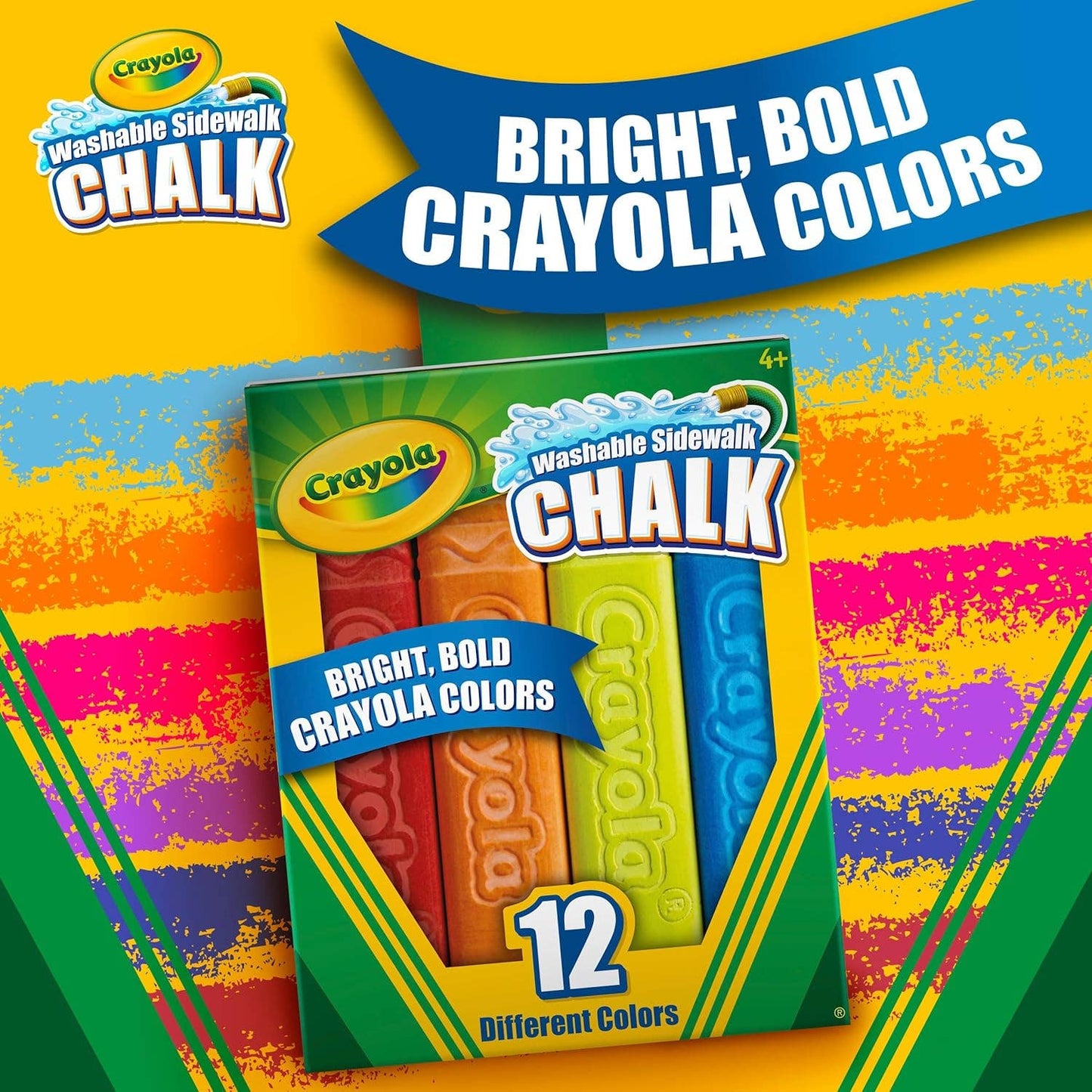 Crayola Washable Sidewalk Chalk - 12 Colors (will invoice shipping on 7/22)