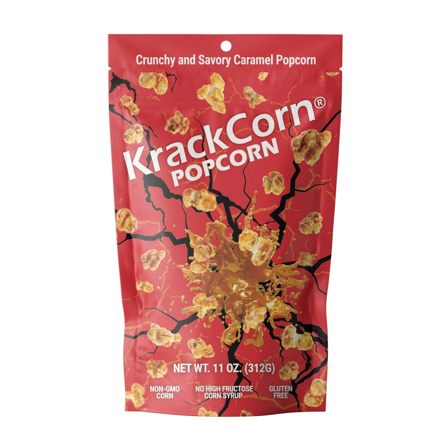 KrackCorn Popcorn 11oz Original Caramel