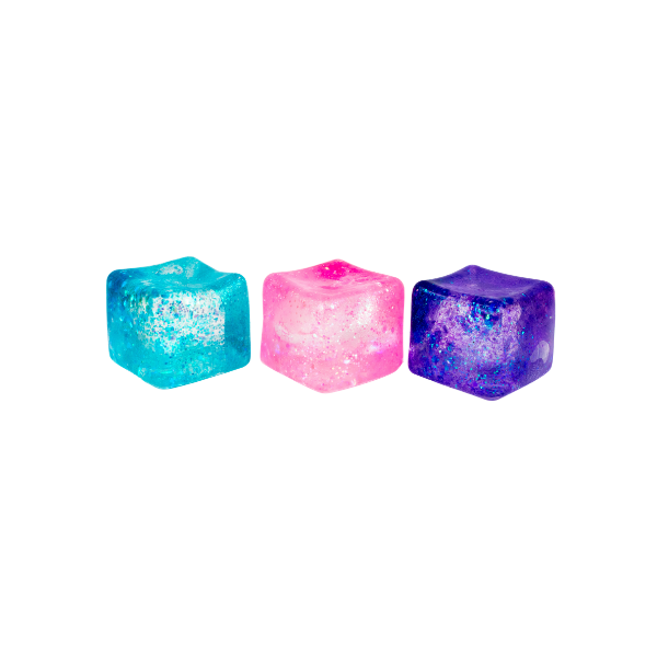 Sugah-Mals Glitter Cubes - 48pc Assortment- Squishy Fidget