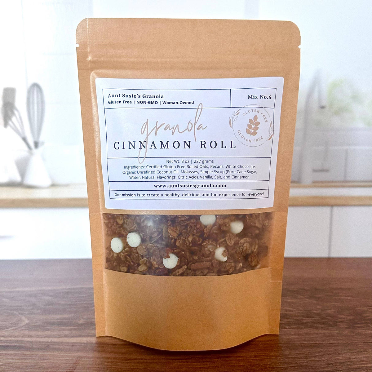 Cinnamon Roll Granola: Bag