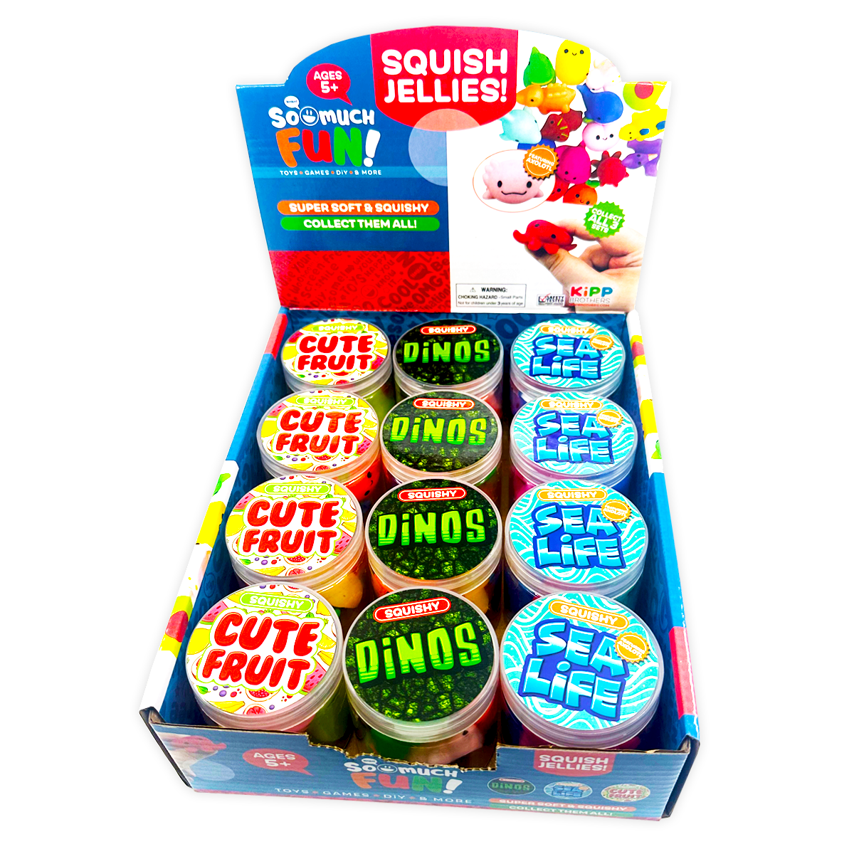 So Much Fun! Squish Jellies Toy Assortment MYSTERY COLOR