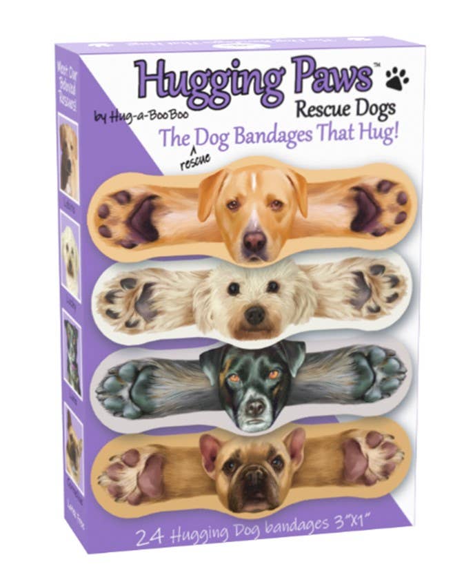 Hug-a-BooBoo "Hugging Paws Rescue Dogs" Bandages F269