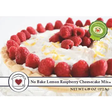 No-Bake Lemon Raspberry Cheesecake Mix