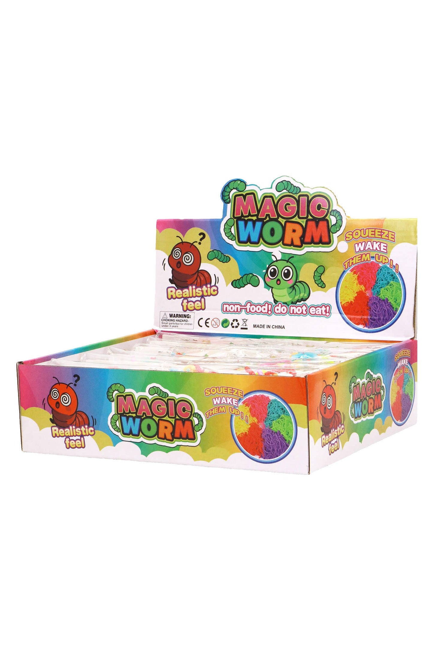 Squeeze Magic Wiggly Noodles Fidget Sensory Squishy Bag